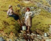 迈尔斯 伯基特 福斯特 : A Highland Burn Balmacara Near Kyle Of Lochalsh